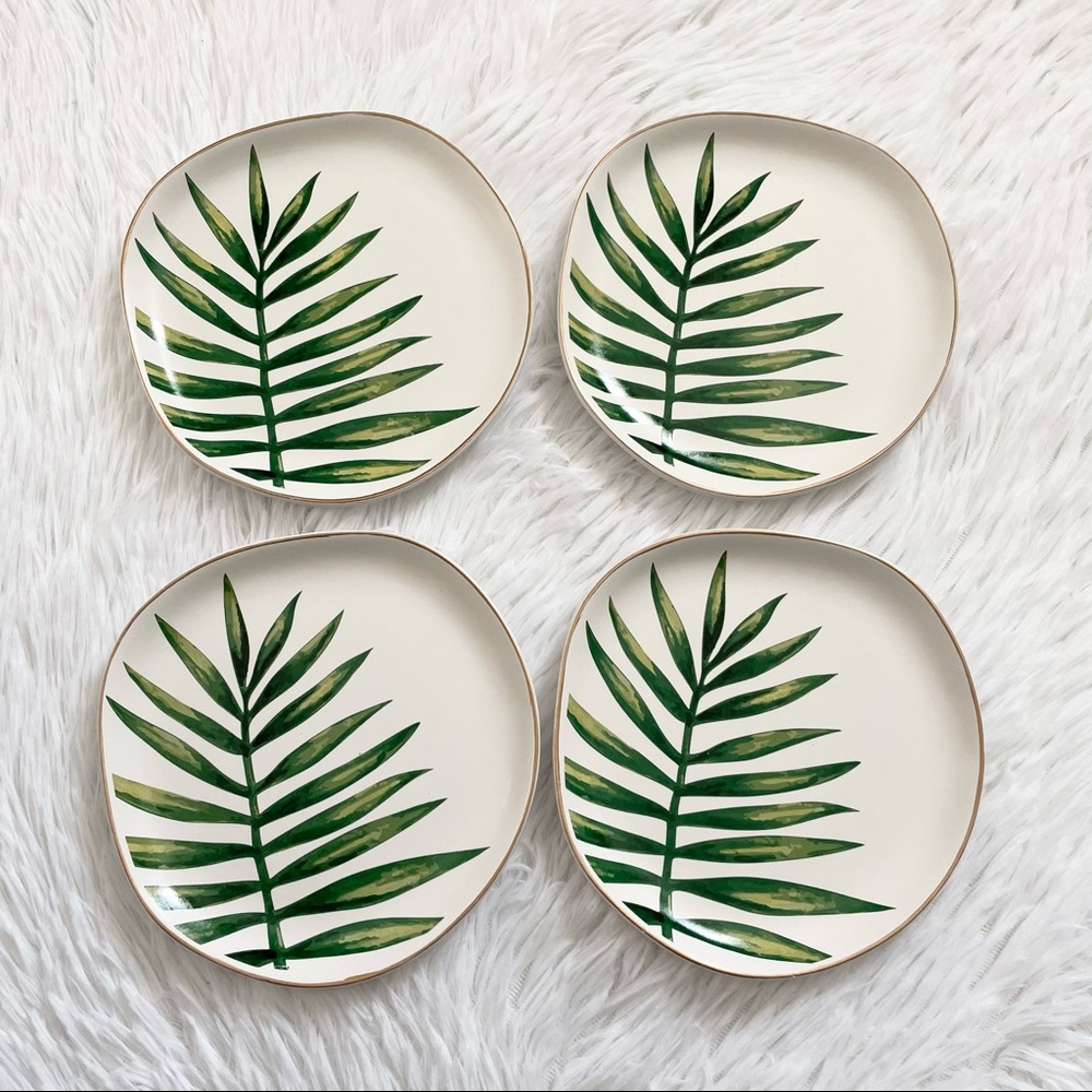 NEW Trinket Dish - Palm Leaves Design